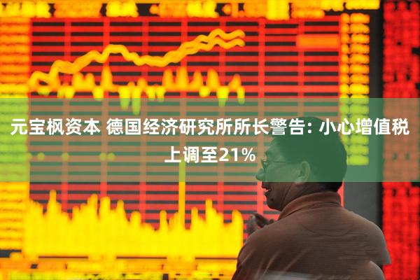 元宝枫资本 德国经济研究所所长警告: 小心增值税上调至21%