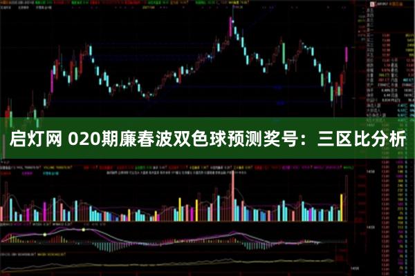 启灯网 020期廉春波双色球预测奖号:三区比分析